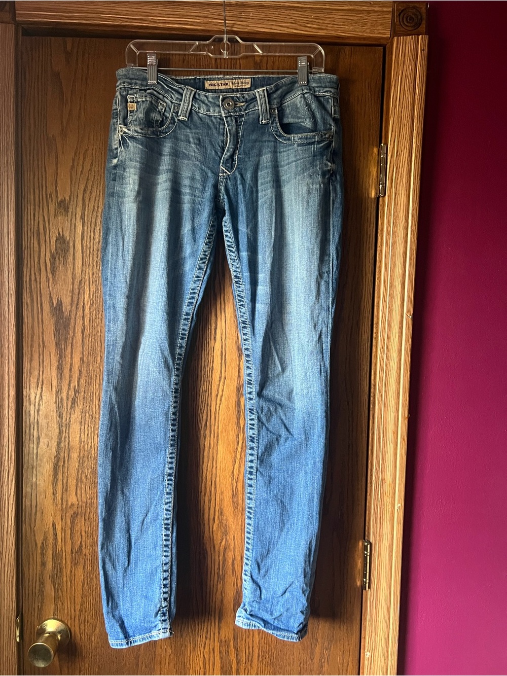 jeans blue Big Star medium wash denim jeans 31R, A6